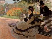 Claude Monet The Bench USA oil painting artist